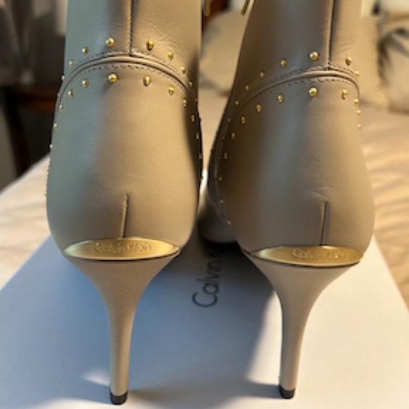 Calvin Klein Grazie Cow Silk Booties - Picture 2 of 4
